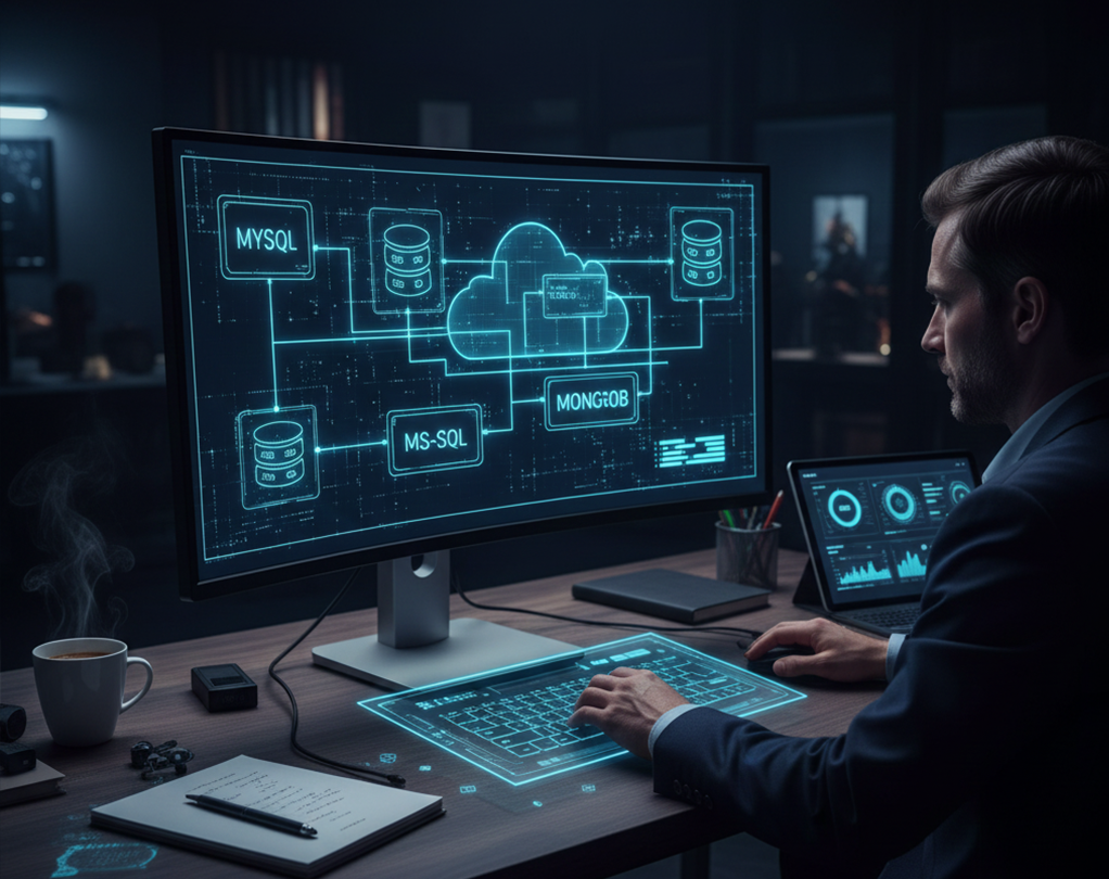 Professionelles Datenbank-Design für MySQL, MS-SQL und MongoDB von 1x1 IT-Solutions